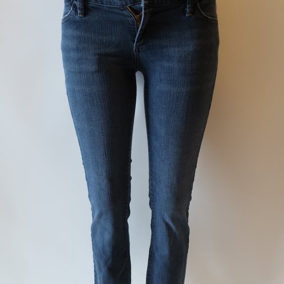 GOLD SIGN "ENVY" BLUE STRAIGHT LEG JEANS SZ 27* - Picture 3 of 9
